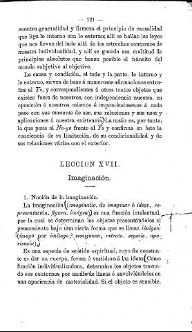 Lección XVII.