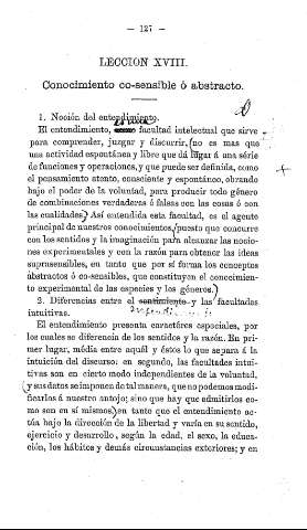Lección XVIII.