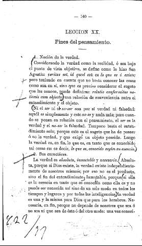 Lección XX.