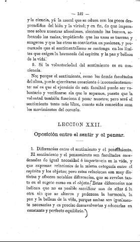 Lección XXII.