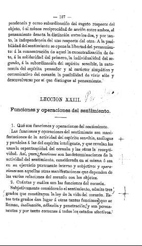 Lección XXIII.