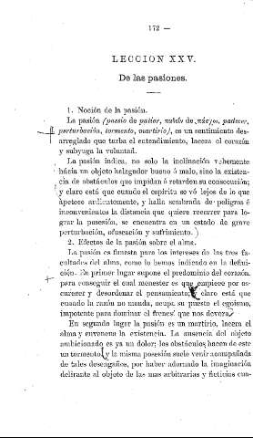 Lección XXV.