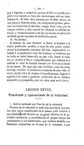 Lección XXVIII.