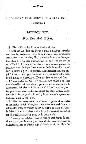 Sección 2ª. Lección XIV.