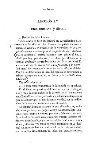 Lección XV.