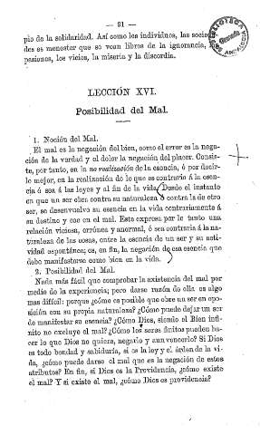 Lección XVI.