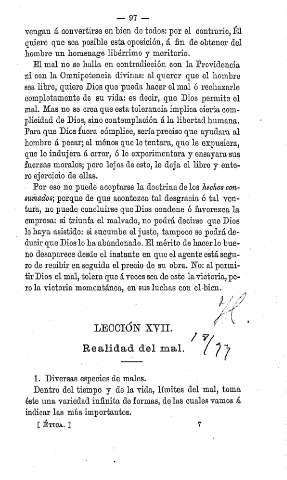 Lección XVII.