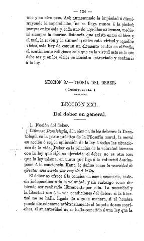 Sección 3ª. Lección XXI.
