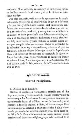 Lección XXIII.