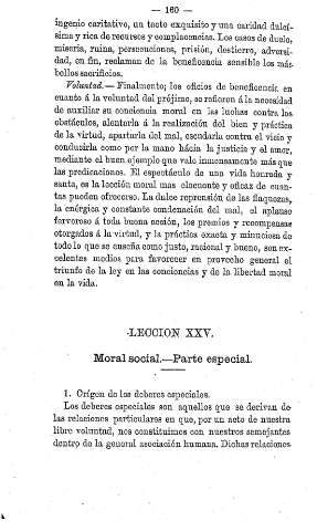 Lección XXV.