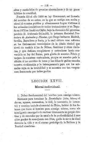 Lección XXVII.
