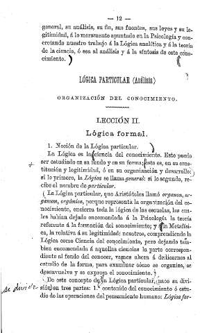 Lección II.
