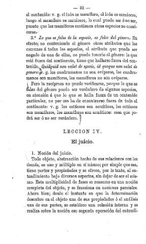 Lección IV.