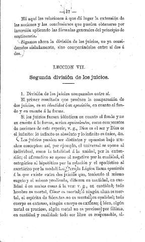 Lección VII.