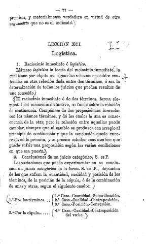 Lección XCI.