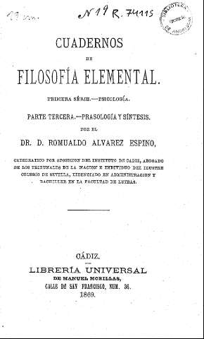 Cuadernos de Filosofía Elemental