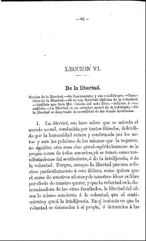 Lección VI.