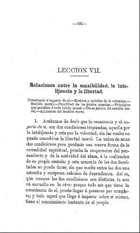 Lección  VII.