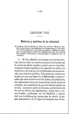 Lección VIII.