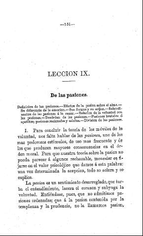 Lección IX.