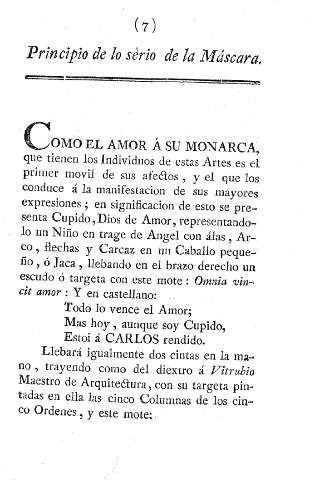 Principio de lo serio de la Máscara.