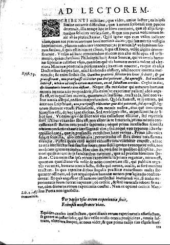 Ad lectorem.