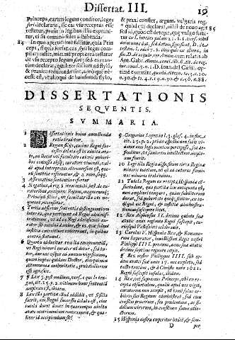Dissertationis sequentis. Summaria.