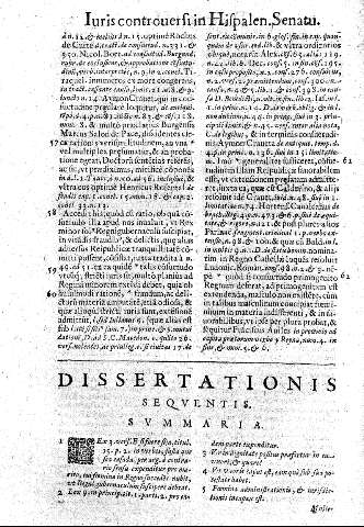 Dissertationis sequentis. Summaria.