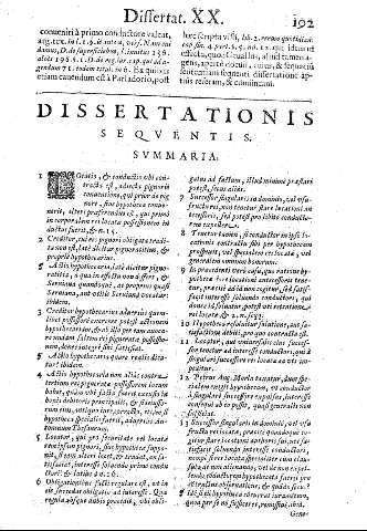 Dissertationis sequentis. Summaria.