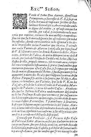 Exc.mo Señor.