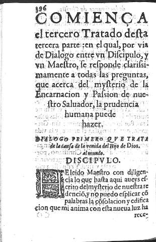 396 [Tratado Tercero y Dialogo primero]