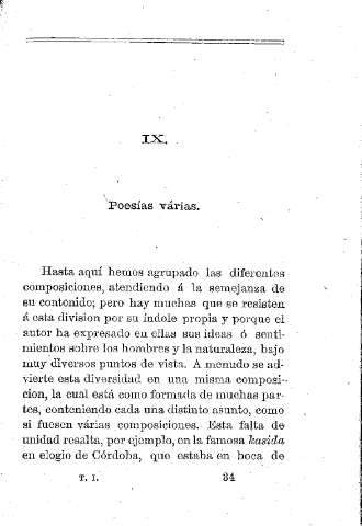 IX. Poesías várias