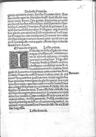 De santa Praxedis
