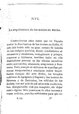 XVI. La arquitectura de los árabes en Sicilia