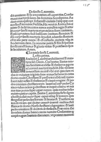 De santo Laurentio