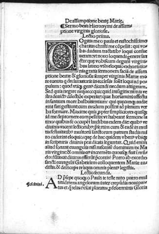De assumptione beate Marie