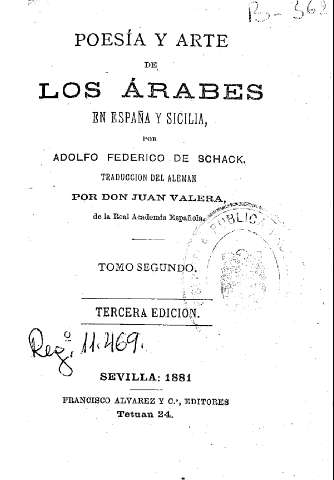 Poesía y arte de los árabes en España y Sicilia