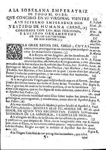 A la Soberana Emperatriz de todo el orbe
