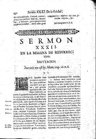 Sermon XXXII. En la Mañana de Resvrreccion