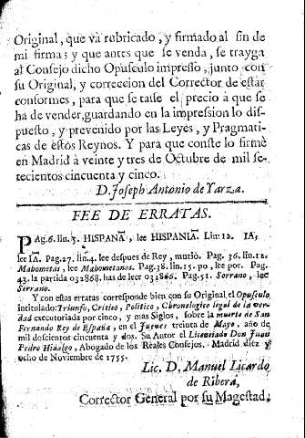 Fee de erratas