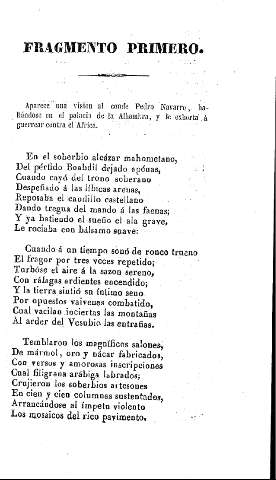 Fragmento primero