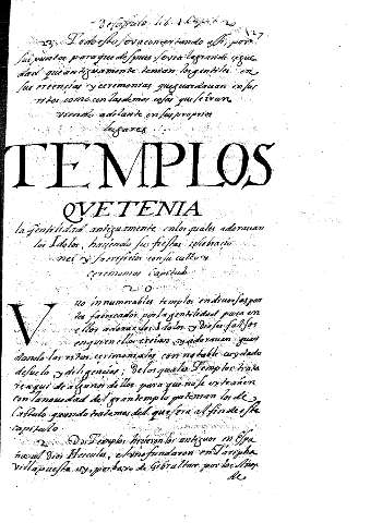 Templos qve tenia... Capitulo 20