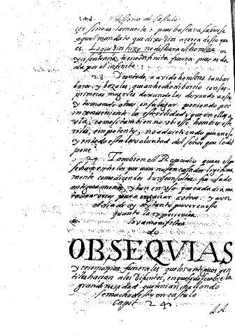 Obseqvias y ceremonias funerales... Capit. 24