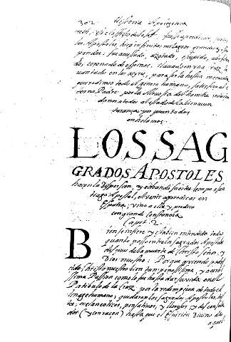 Los Sagrados Apostololes. Capit. 2