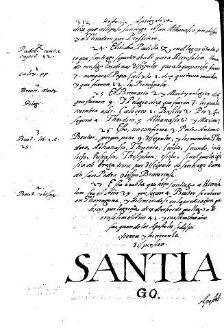 Santiago Apostol Puso A San Secundo por Obispo. Capit. 4