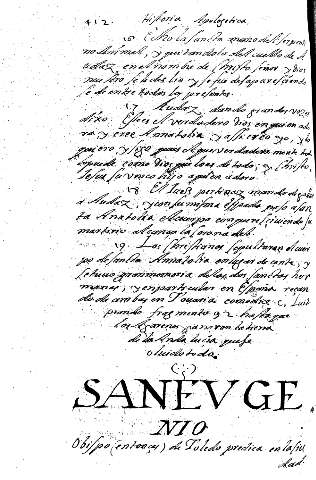 San Evgenio Obispo (entonces) de Toledo... Capitulo 20