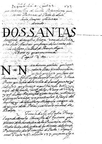 Dos Santas imágenes de nuestra Señora.. Capit. 34