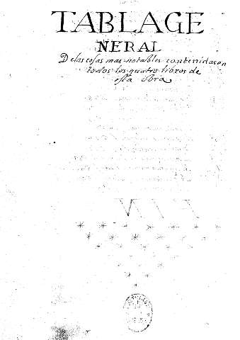 Tabla General