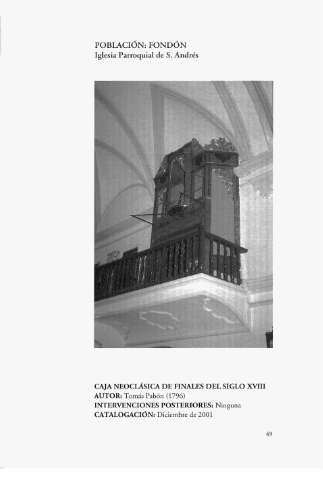 Fondón. Iglesia Parroquial de S. Andrés 