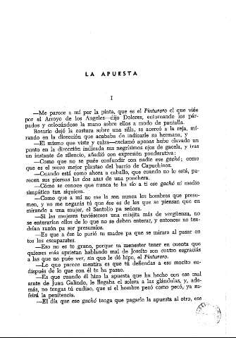 La apuesta